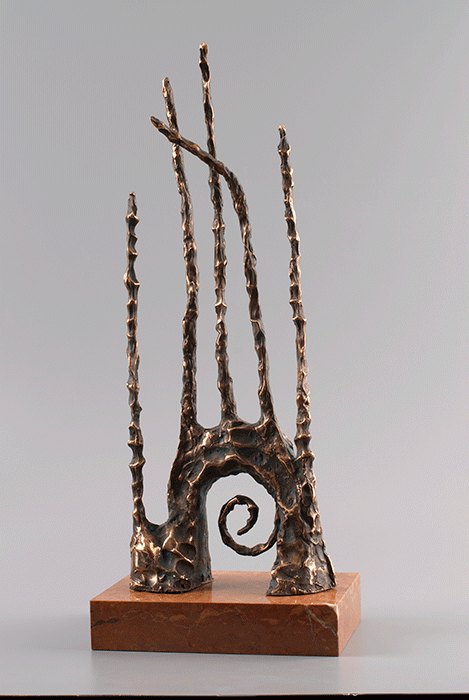 Blessing 2 - Bronze sculpture, 75cm, 2004