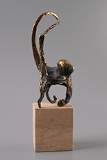 Capricorn 1 - Bronze sculpture, 47cm, 2002