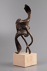 Capricorn 4 - Bronze sculpture, 52cm, 2003
