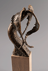 Angel - Bronze sculpture, 59cm, 2007