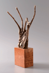 Binecuvântare 4 - Sculptură în bronz, 65cm, 2011