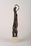 Iuda, 67cm, sculptura in bronz, soclu marmura, 2020