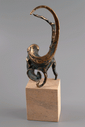 Capricorn I - Sculptură în bronz, 47cm, 2002