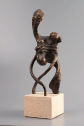 Capricorn IV - Sculptură în bronz, 52cm, 2003