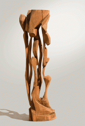 Column - Wood sculpture, 190cm, 2007
