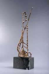Constructie 1 - Sculptură în bronz, 45cm, 2014