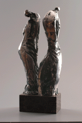 Dans - Sculptură în bronz, 44cm, 1998
