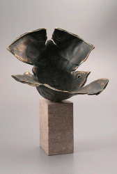 Solar Explosion 1 - Bronze sculpture, 36cm, 2003