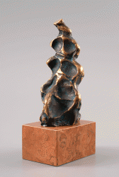 Statuette - Bronze sculpture, 26cm, 1997