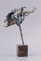 Fish II - Bronze sculpture, 59cm, 2012