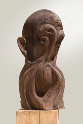 Prooroc 2 - Sculptură în lemn, 82cm, 1996