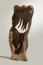 Serafim - Sculptură în lemn, 110cm, 1998