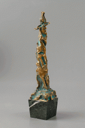 Spire 1 - Bronze sculpture, 53cm, 2013