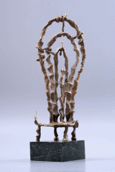 Stained Glass II - Bronze sculpture, 35cm, 2014