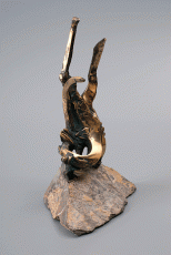 Capricorn 2 - Bronze sculpture, 42cm, 2004