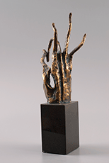 Binecuvântare 1 - Sculptură în bronz, 50cm, 2002
