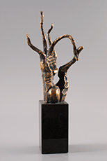 Binecuvântare 1 - Sculptură în bronz, 50cm, 2002