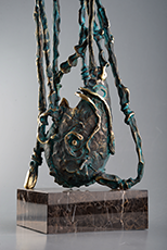 Exaltation, Bronze sculpture, 91cm, 2016, Bumbu Liviu