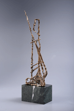 Construction 1 - Bronze sculpture, 45cm, 2014