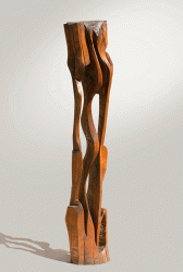 Column - Wood sculpture, 220cm, 2001