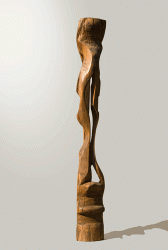 Column - Wood sculpture, 250cm, 1998