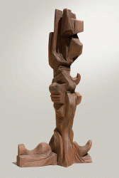 No title - Wood sculpture, 167cm, 2005
