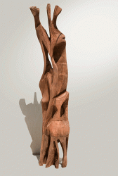 No title - Wood sculpture, 210cm, 2005