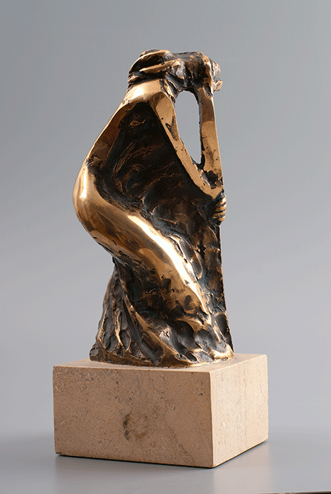 Prophet 1 - Bronze sculpture, 45cm, 1997