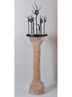 "1989", sculptură în bronz, 65cm, soclu de lemn, 2019