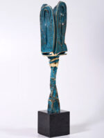 Chivot V, sculptură în bronz, 58cm, soclu de granit de Cavnic, 2023