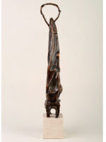 Evanghelist III, sculptură în bronz, 74cm, soclu de marmură, 2020