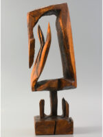 Fără titlu, sculptură în lemn, 58cm, 1998