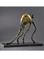 Goangă, sculptură în bronz, 31cm, soclu de granit, 2015