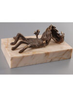 Mână I, sculptură în bronz, 30cm, soclu de marmură, 2012