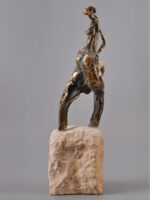 Nud 2, sculptură în bronz, 49cm, soclu de piatră, 1998