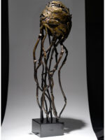 Ochii mării, sculptură în bronz, 68cm, soclu de marmură, 2019