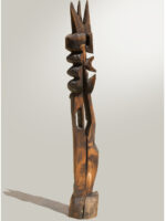 Rege, sculptură în lemn, 185cm, 1999