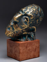 Rugăciune, sculptură în bronz, 21cm, soclu de marmură, 2018