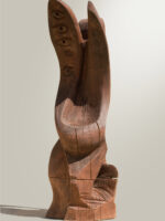 Semn, sculptură în lemn, 117cm, 2006