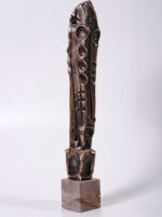 Stâlpnic IV, sculptură în bronz, 87cm, soclu de granit de Cavnic, 2023