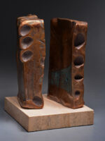 Tărtăria I, sculptură în bronz, 18cm L-20cm l - 28cm h, soclu de travertin, 2016